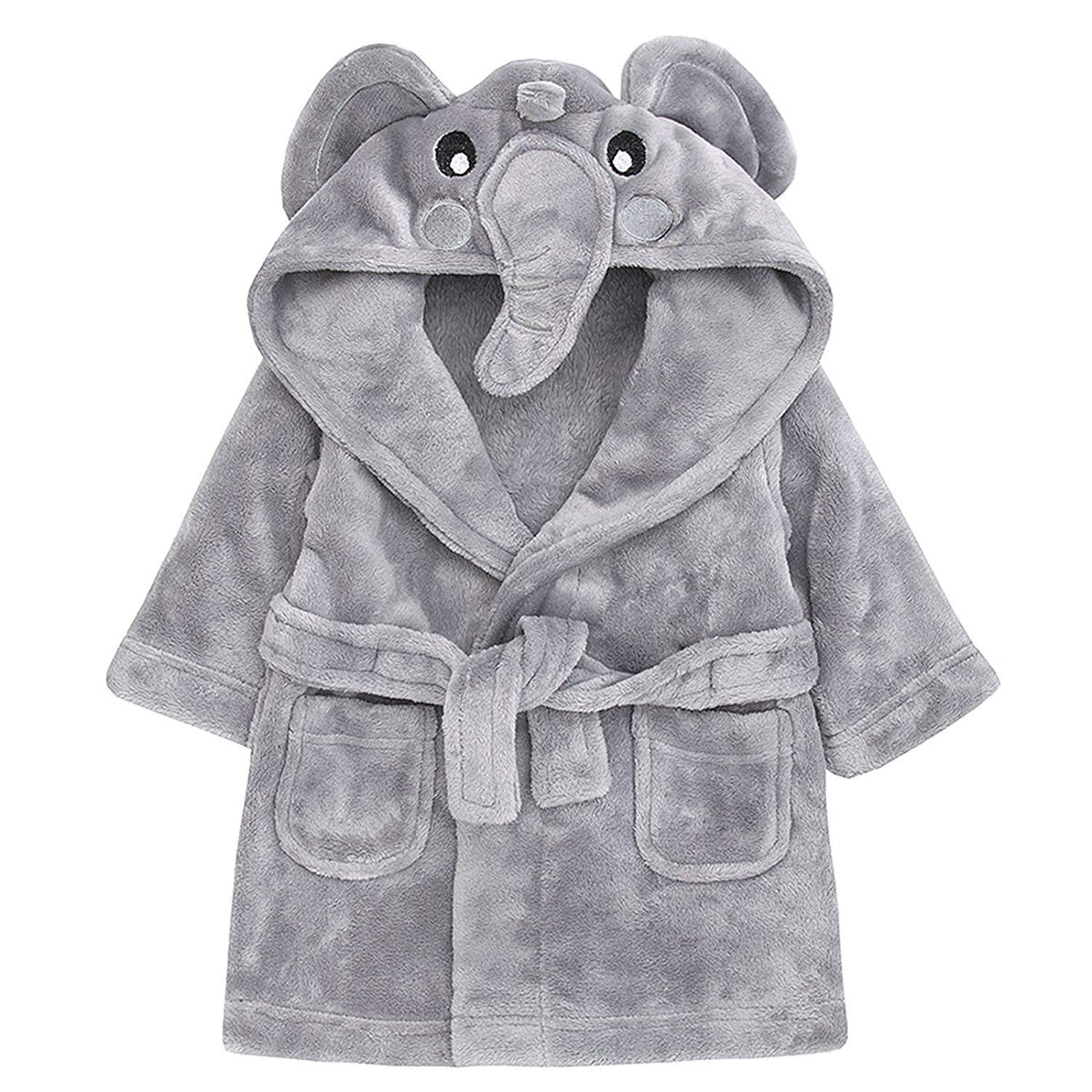 BABY TOWN Babytown Novelty Animal Dressing Gown, 18 - 24 Months, Elephant