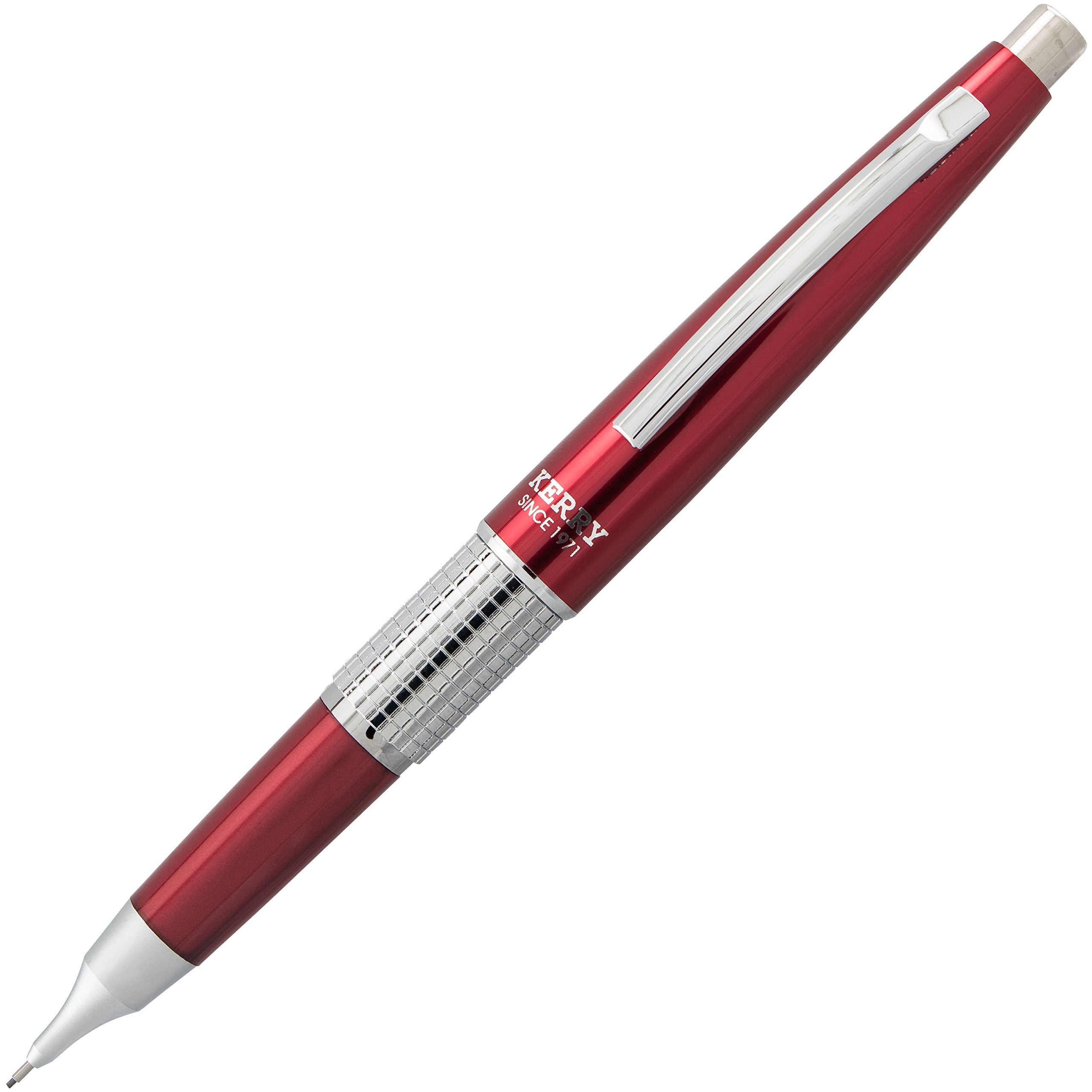 Photo 1 of Pentel Sharp Kerry Automatic Pencil, 0.5mm Lead Size, Red Barrel, 1 Each (P1035B)