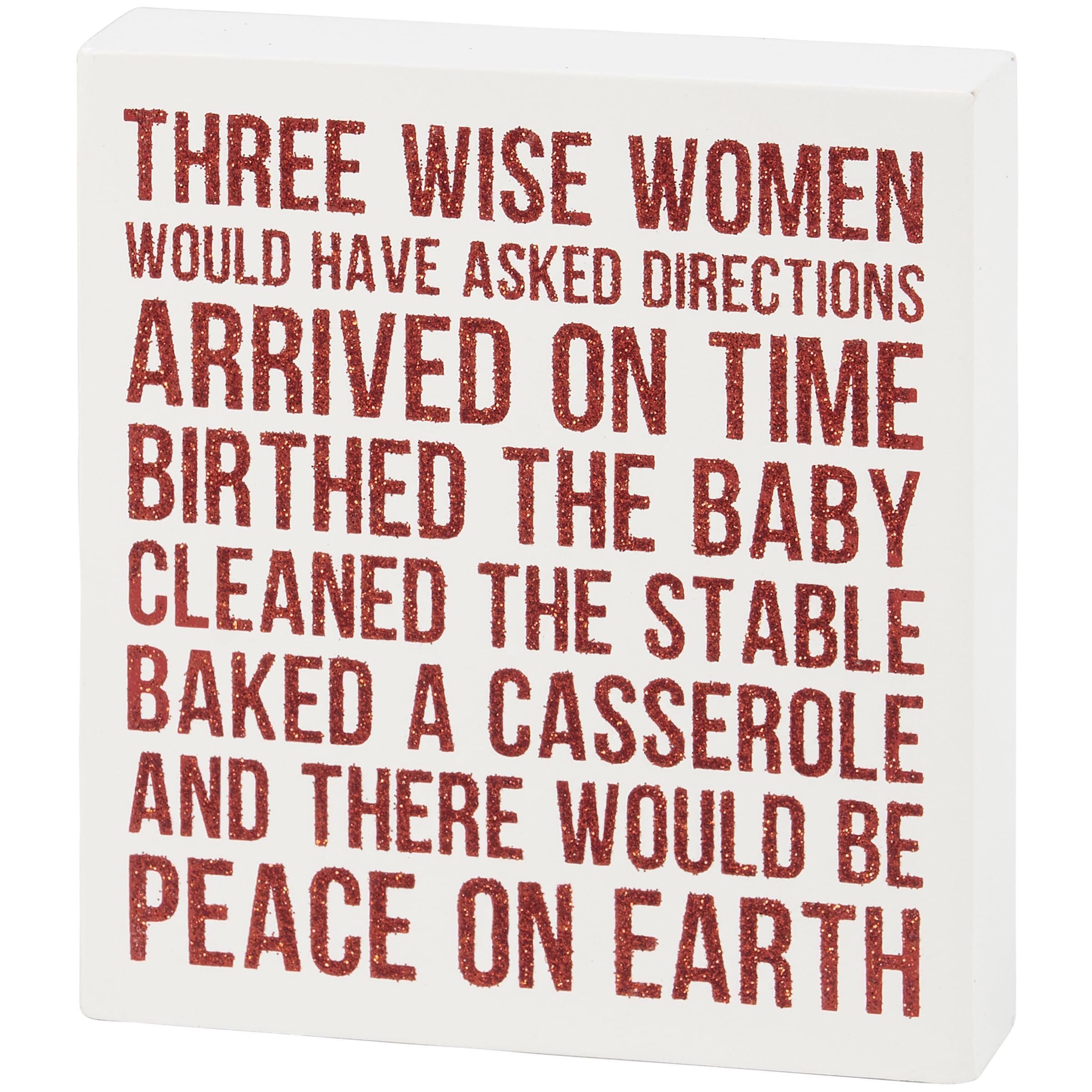 Photo 1 of Mini. Primitives by Kathy Three Wise Women Block Sign
