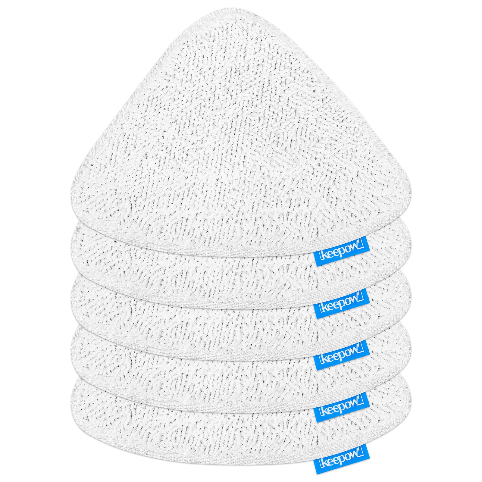 KEEPOW 5 Pack Steam Mop Replacement Pads for Viledas Steam Mop Plus and Compatible with Viledas Steam Mop, Washable Steam Mop Head Replacement