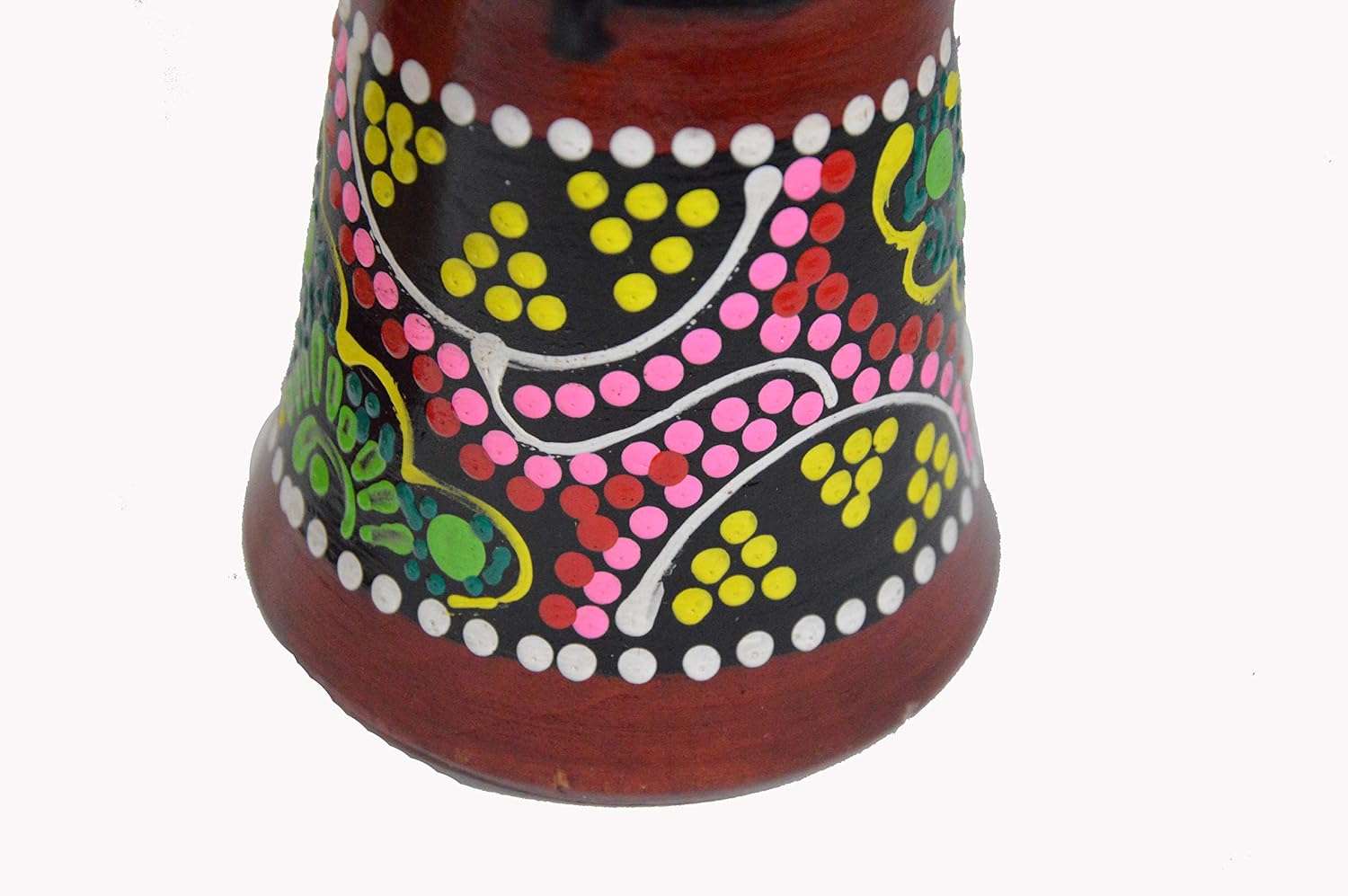 CLEARANCE 12" DJEMBE DRUM BONGO HAND CARVED AFRICAN ABORIGINAL ART DESIGN - Image 5