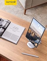 Lamicall Tablet Stand Adjustable Holder Desktop Dock Silver view 7