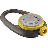 Nelson 859553-1001 Eight-Pattern Spray Stationary Sprinkler Head with Plastic Base