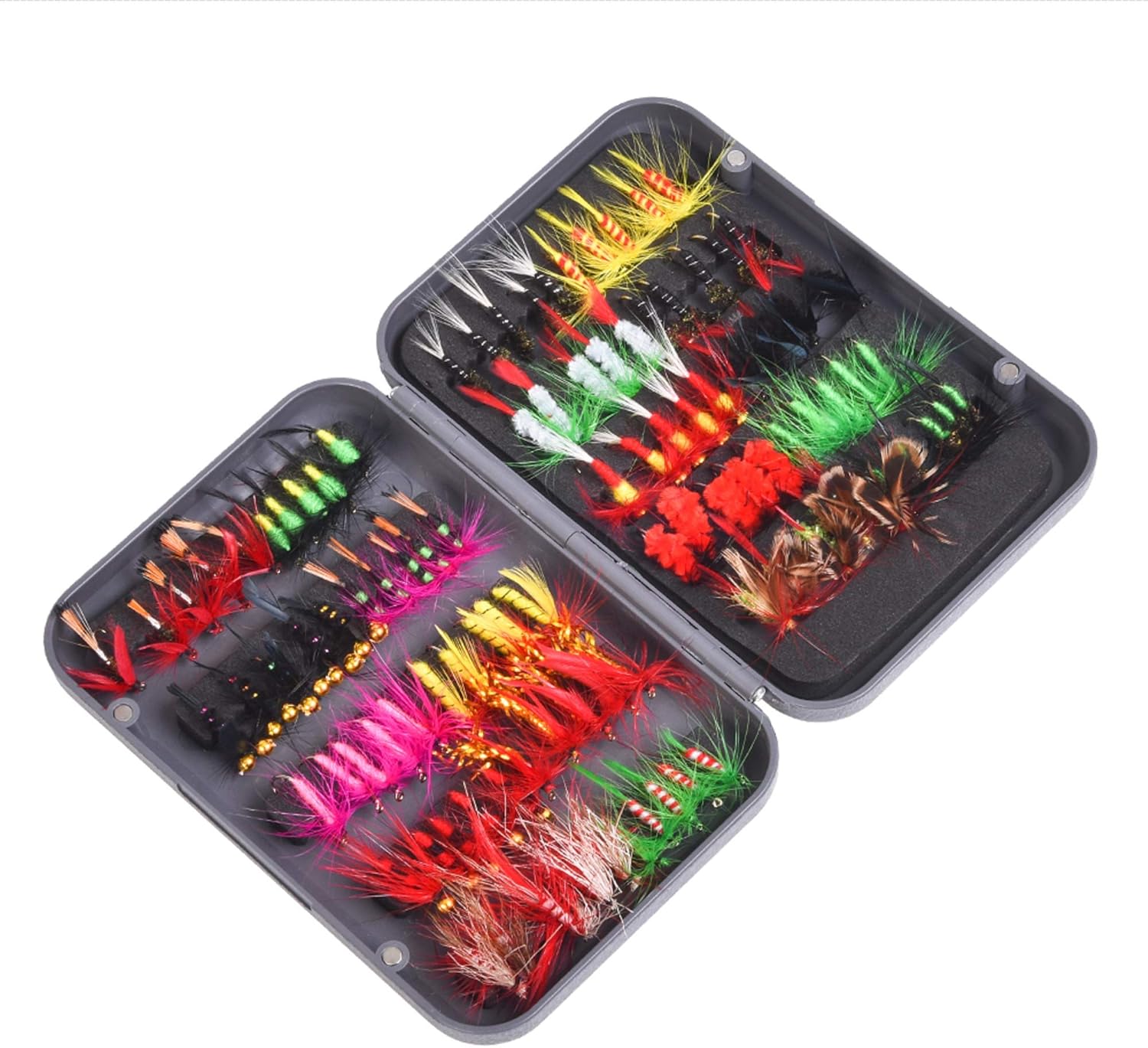 Fly Fishing Flies Kit 20/100pcs Assorted Fly Fishing Lures