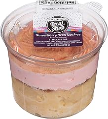 Our Specialty Strawberry Tres Leches Style Cake Cup, Frozen, 7 Oz