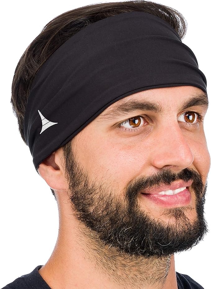 French Fitness Revolution Mens Headband Guys Sweatband