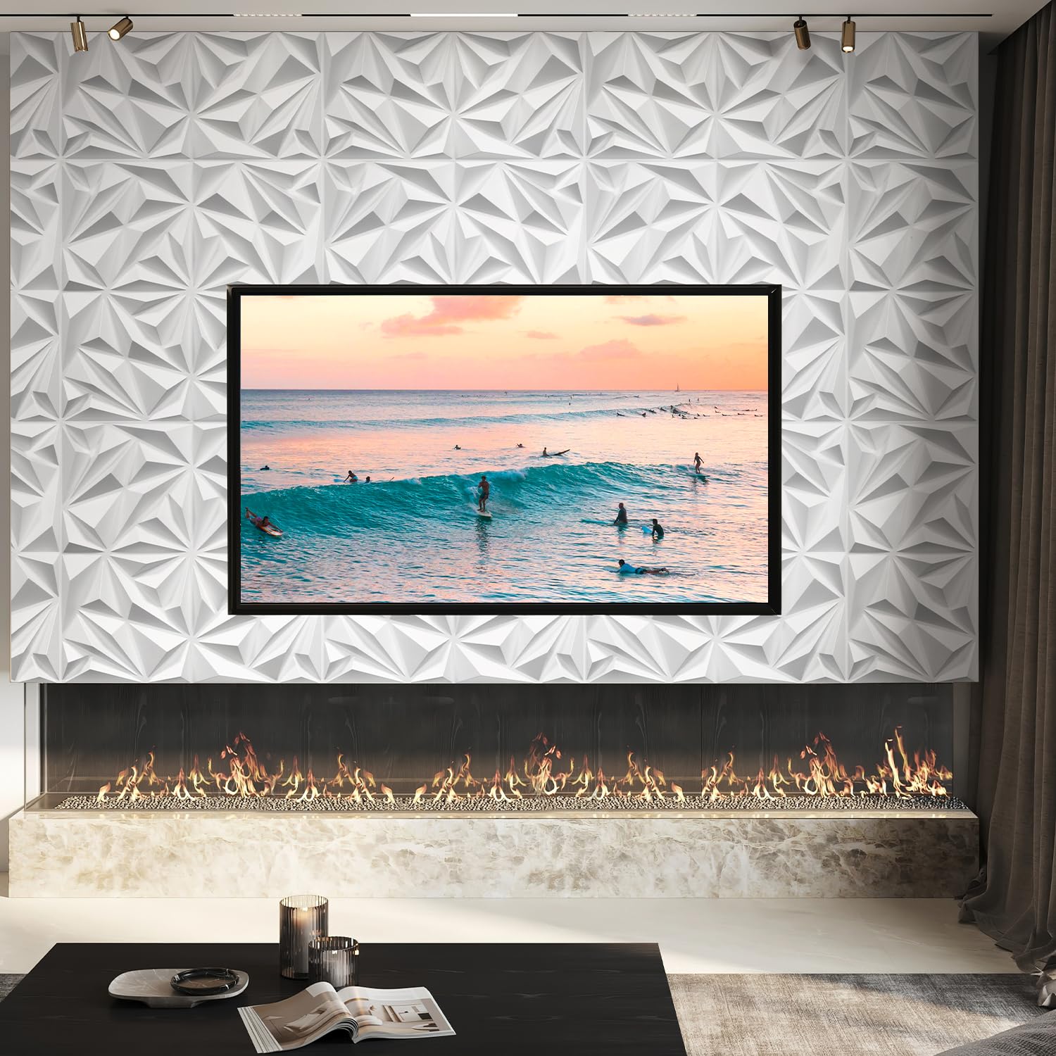 Mua STICKGOO 33 Pack 3D Wall Panels for Interior Wall Decor, 12''x12 ...