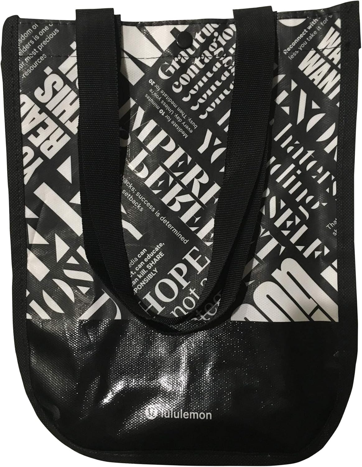lululemon black gym bag