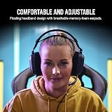 Corsair HS80 RGB USB Gaming Headset Dolby 7.1 Surround iCUE PC Black view 4