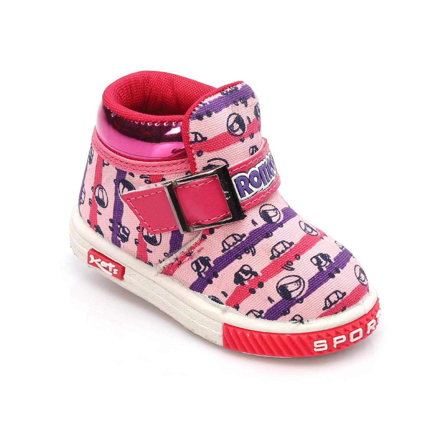Kats Kids Baby Boys and Girls Romeo chu chu Sound Musical Shoes for 12