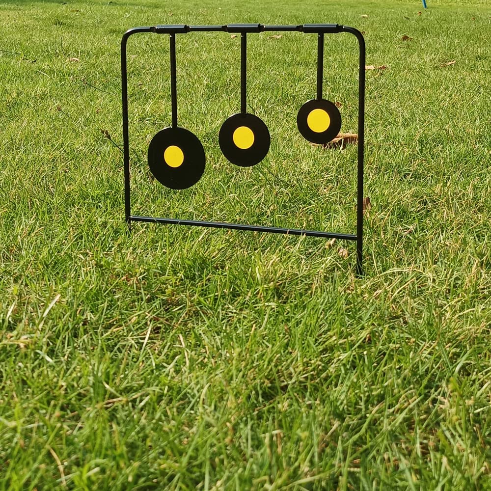 Target House Air Gun Ladder Spinner Target Self- reset Target Diameter 4, 5, 6 cm, Yellow