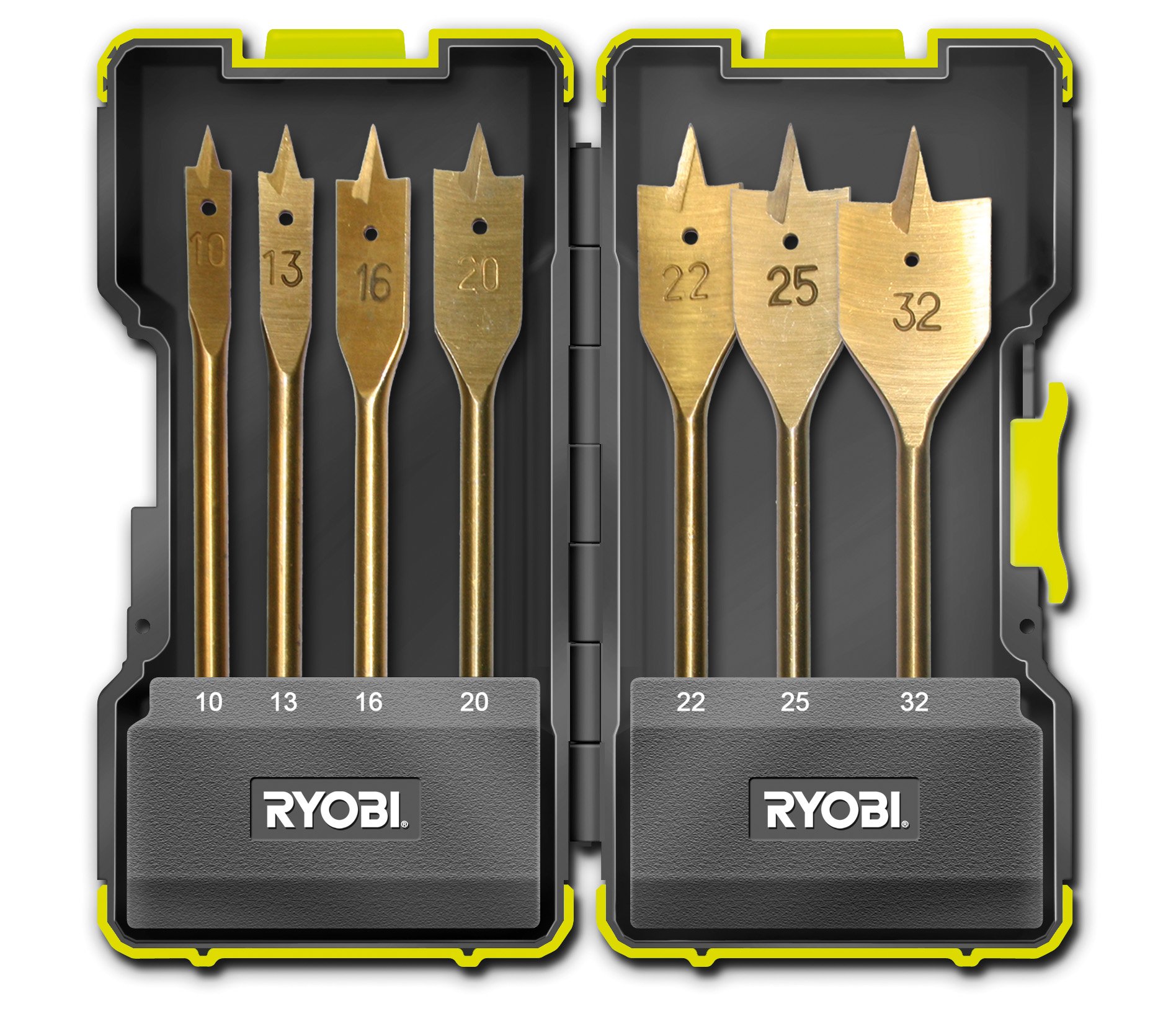 Ryobi Spade Bit Set (7 Pieces)