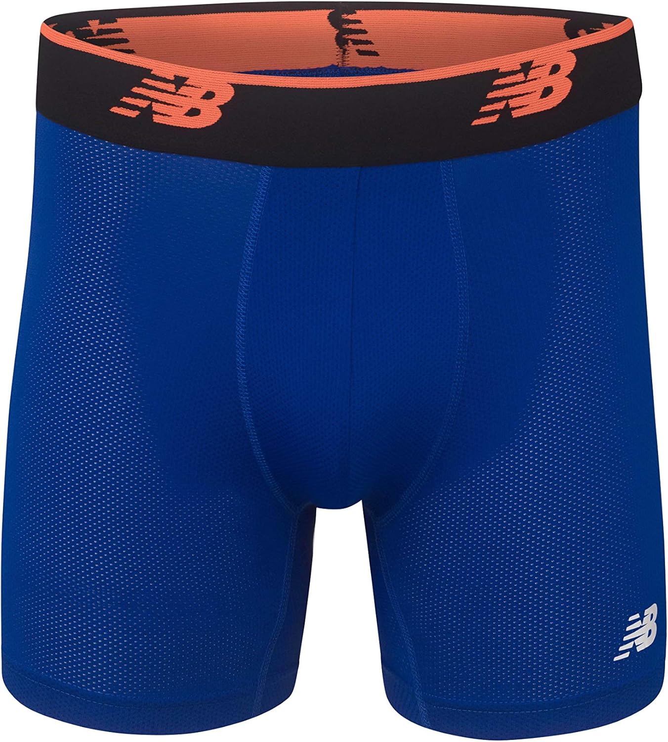 New Balance Men's Mesh 5" No Fly Boxer Brief, Athletic Compression Underwear (3-Pack): Clothing