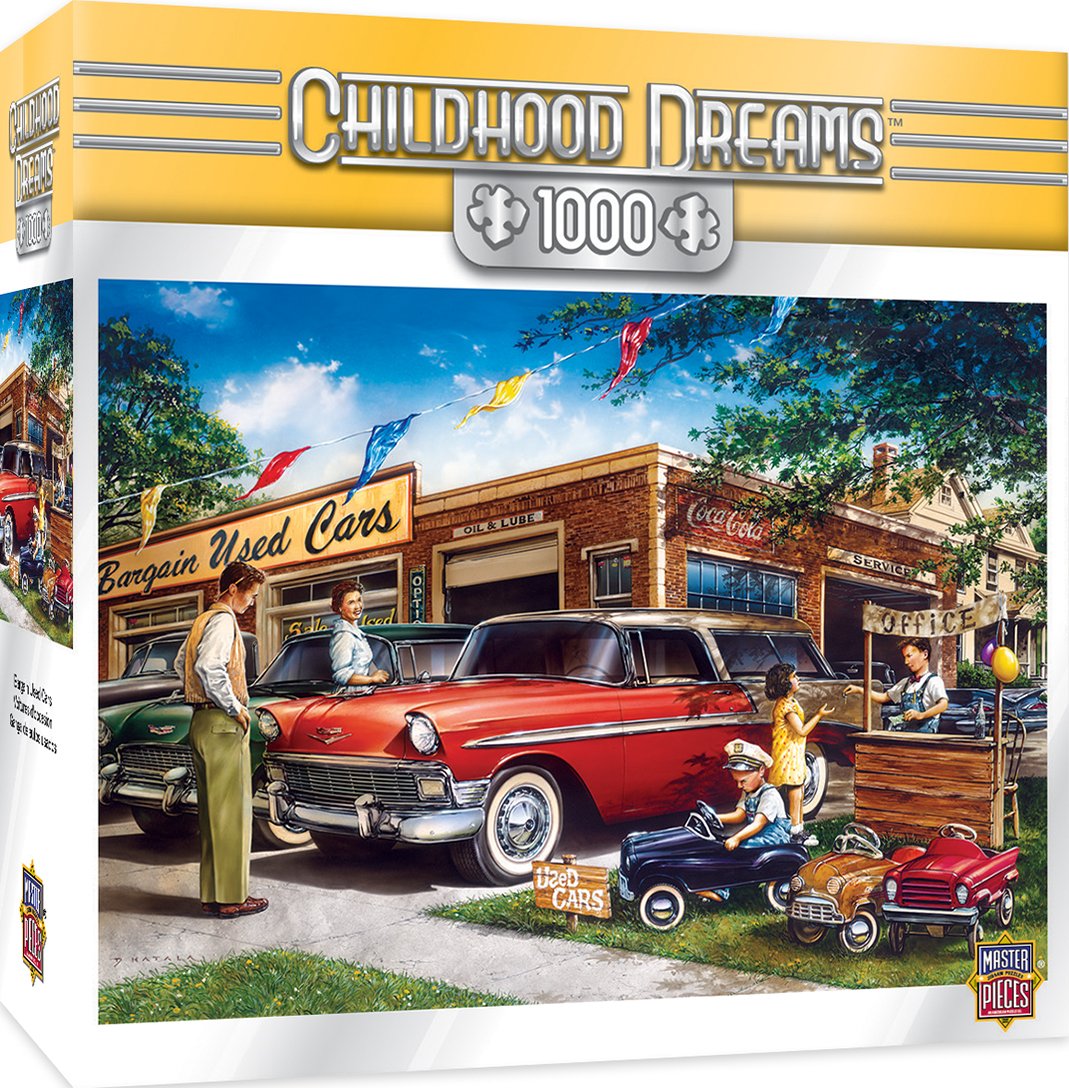 MasterPieces Childhood Dreams Bargain Used Cars Jigsaw Puzzle, 1000Piece Amazon.co.uk Toys