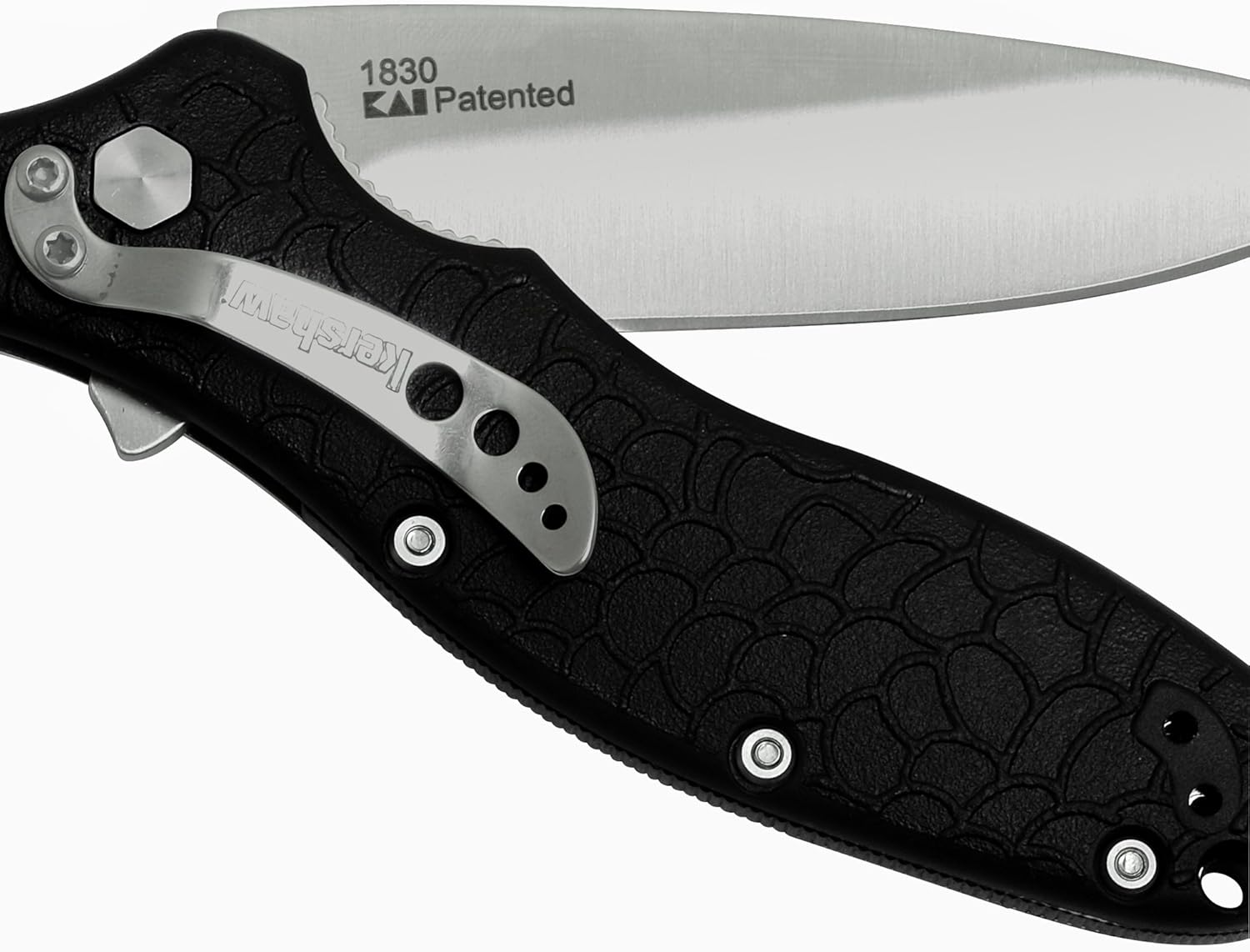 Kershaw Oso Sweet (1830) Folding Pocketknife with Satin-Finished 3.1-Inch 8Cr13MoV Stainless Steel Blade, Glass-Filled Nylon Handle, SpeedSafe Assisted Open, Liner Lock, Reversible Pocketclip; 3.2 OZ. , Black: Sports & Outdoors