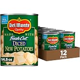 DEL MONTE FRESH CUT Diced Canned Potatoes, Canned Vegetables, 12 Pack, 14.5 oz Can