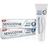 Sensodyne Repair and Protect Whitening Toothpaste, Toothpaste for Sensitive Teeth and Cavity Prevention, 3.4 oz (Pack of 2)