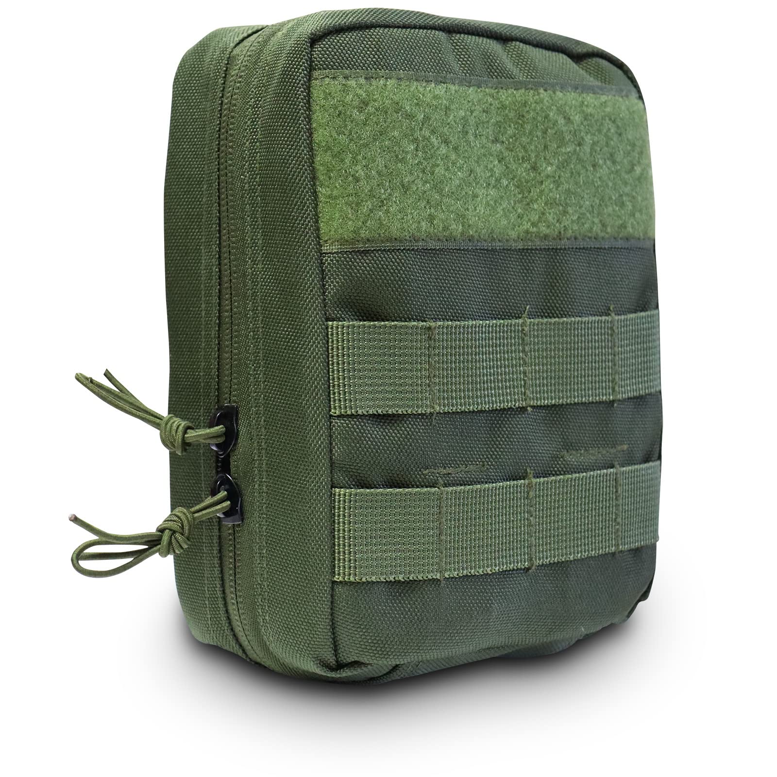 RE-GEN Compact Utility MOLLE Pouch, Military Tactical Molle Waist Pack Pouch | Ideal for camping, hiking, outdoors, military, first aid, medical (Green)