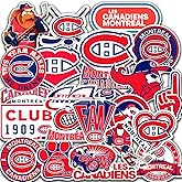 23 PCS Montreal American Hockey Canadiens Stickers for Water Bottle, Laptop, Bicycle, Computer, Motorcycle, Travel Case, Car 