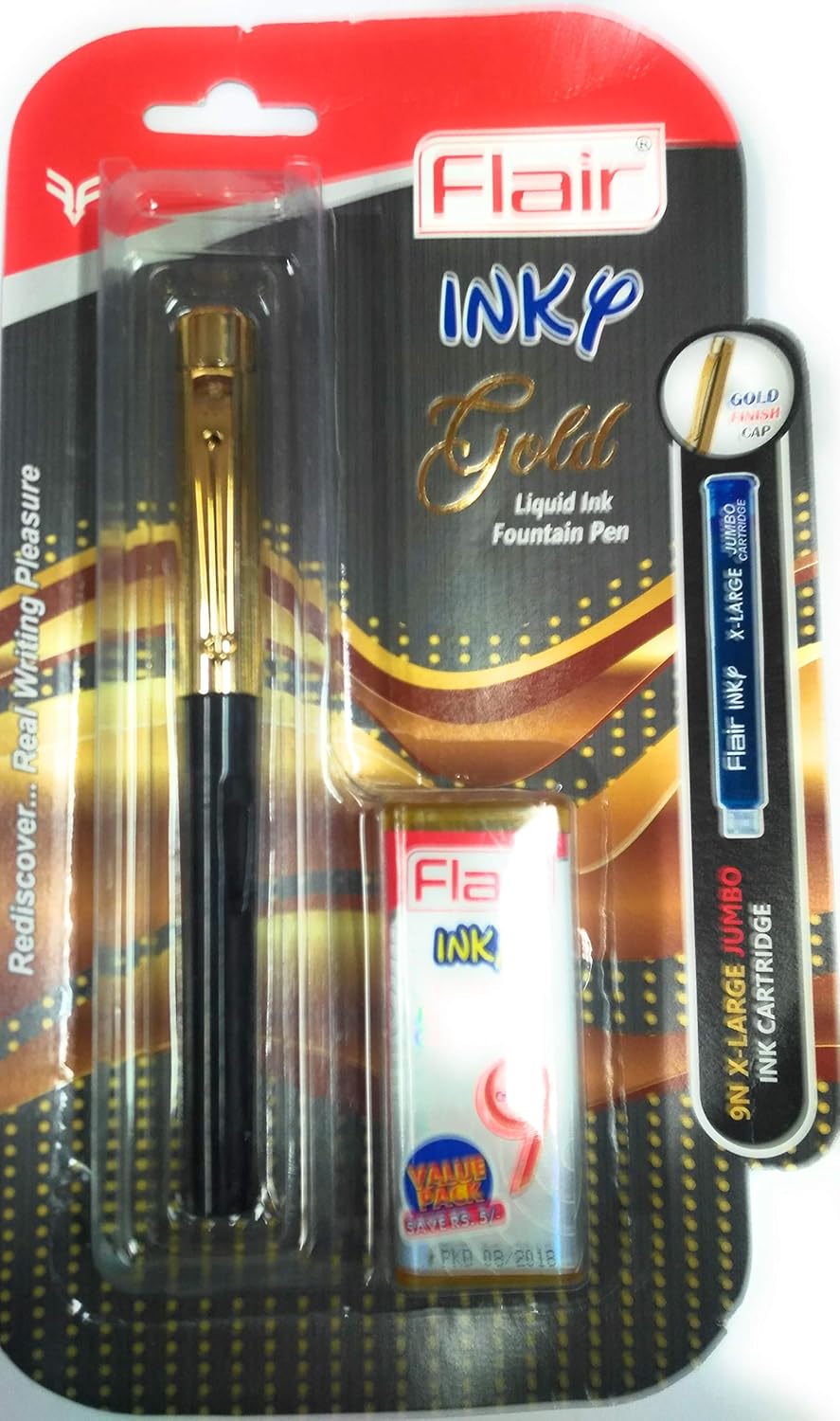 Flair Inky Gold Fountain Pen Pack of 4 Amazon.in Office Products