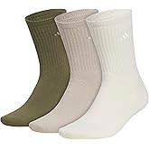 adidas mens Cushioned Comfort Crew Socks (3 Pairs) Super Soft & Cozy