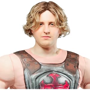 Rubies Masters Of The Universe: He-Man Costume Wig for Adults, Men's No Size