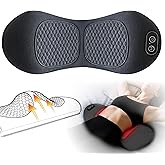 Smooth Triple Fusion Back Massager with Heat,for Sciatica Pain Relief Devices Lower Back Massager for Pain Relief deep Tissue 3-in-1 with Electric Traction Lifting