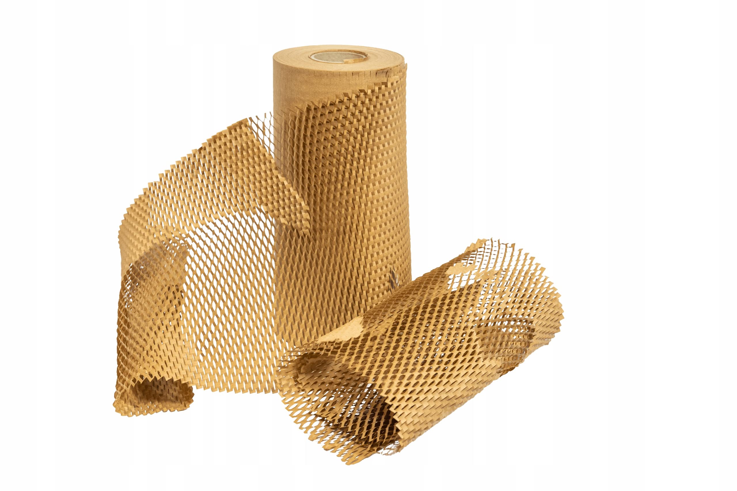 Honeycomb Paper Packaging Paper 30 cm x 50 m (15 m²) Packaging Material Paper Roll Filling Material Packaging Roll Kraft Paper for Moving Shipping Packaging Gifts Recyclable Honeycomb Paper