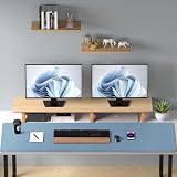 Aothia Leather Desk Pad Protector Denim Blue 60x35cm Non-Slip PU Leather view 8