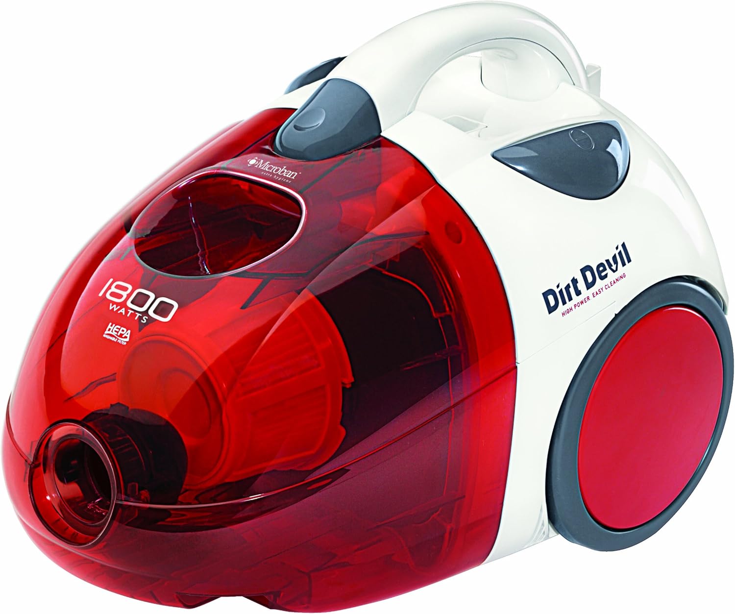 Dirt Devil DCC043 Bagless Cylinder Vacuum Cleaner with Microban