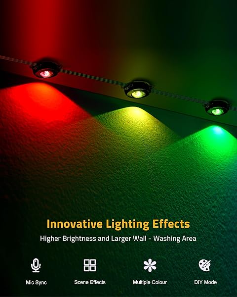 DELITOR PERMANENT OUTDOOR LIGHTS, 111FT SMART BLACK CHRISTMAS LIGHTS WITH APP CONTROL, IP65 WATERPROOF ETERNITY EAVES LIGHTING WITH 72 RGB LED LIGHTS FOR OUTSIDE ROOFLINE DECOR, PARTY, HOLIDAY XMAS