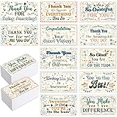 Yeaqee 240 Pcs Employee Appreciation Kudos Cards Funny Blank Back Motivational Card Encouragement Thank You Note Recognition Card for Teacher College Affirmation Gift(Drawing)