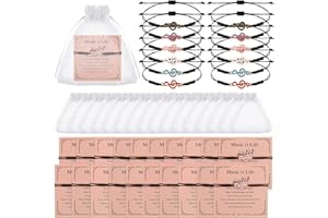 24 Set Music Charm Bracelets Gifts Inspirational Cards with Musical Note Bracelet Music Lovers Gifts Musician Friendship Brac