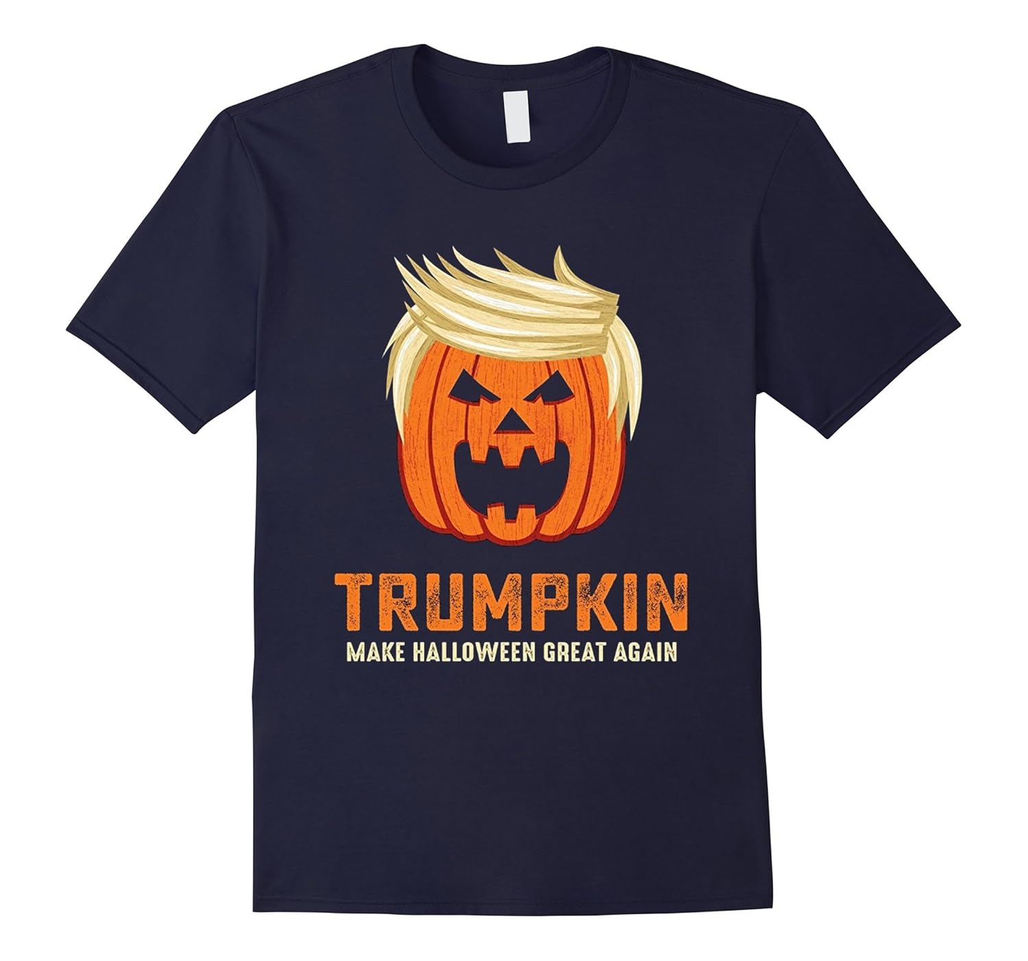 Halloween Trumpkin Funny T-Shirt-ANZ