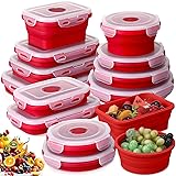 Layhit 12 Pcs Collapsible Food Storage Containers