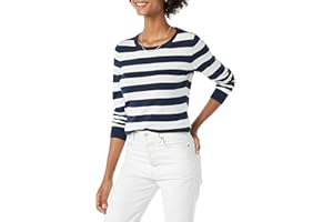 �鶹�� Essentials Womens Long-Sleeve Lightweight Crewneck Sweater (Available in Plus Size)