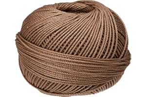 Handy Hands Lizbeth Cordonnet Cotton Size 3-Mocha Brown Med, 1 Count (Pack of 1)