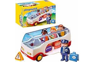 Playmobil 1.2.3 Airport Shuttle Bus
