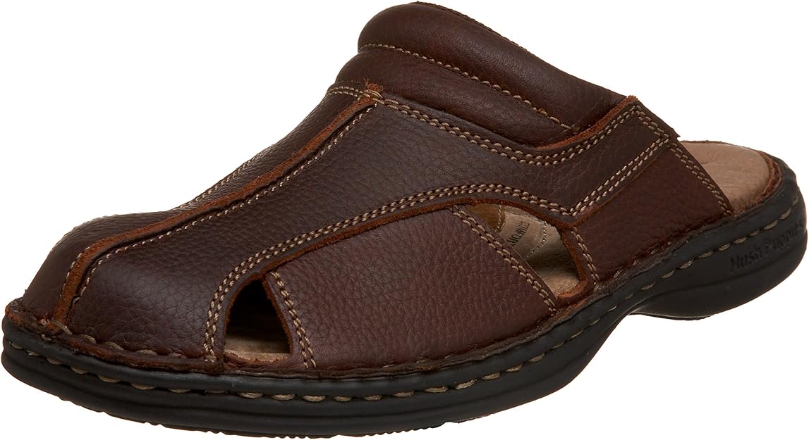 Amazon.com | Hush Puppies Men's Beachbreak Sandal, Brown, 10 M | Sandals