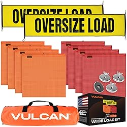 VULCAN Oversize Load Banners, Multi-Color Flags and