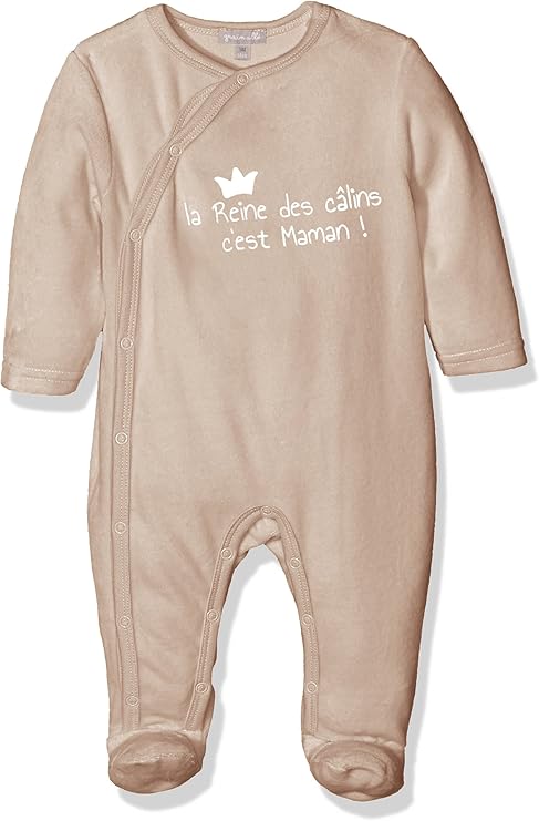 Grain De Ble 1i Pyjama Beige Naissance Taille Fabricant 0 Bebe Garcon 0 24m Amazon Fr Vetements Et Accessoires
