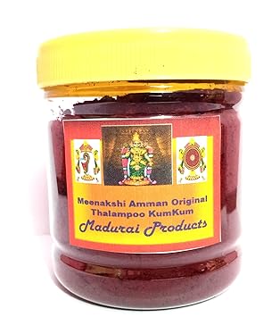 Madurai Mennakshi Original/Asal/Nayam Special Thalampoo KumKum/Bindi/Kungumam 125 grams