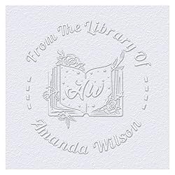 OFCCUSTOM Book Embosser Custom Embosser Stamp with