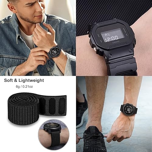 Nylon Strap Replacement for G-Shock Watch Bands Compatible with