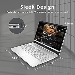 HP 2022 15.6" HD BrightView Laptop, Intel Pentium