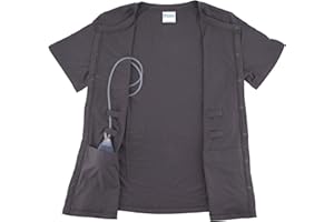 RENOVA MEDICAL WEAR Mastectomy Recovery Shirt with Drain Pockets