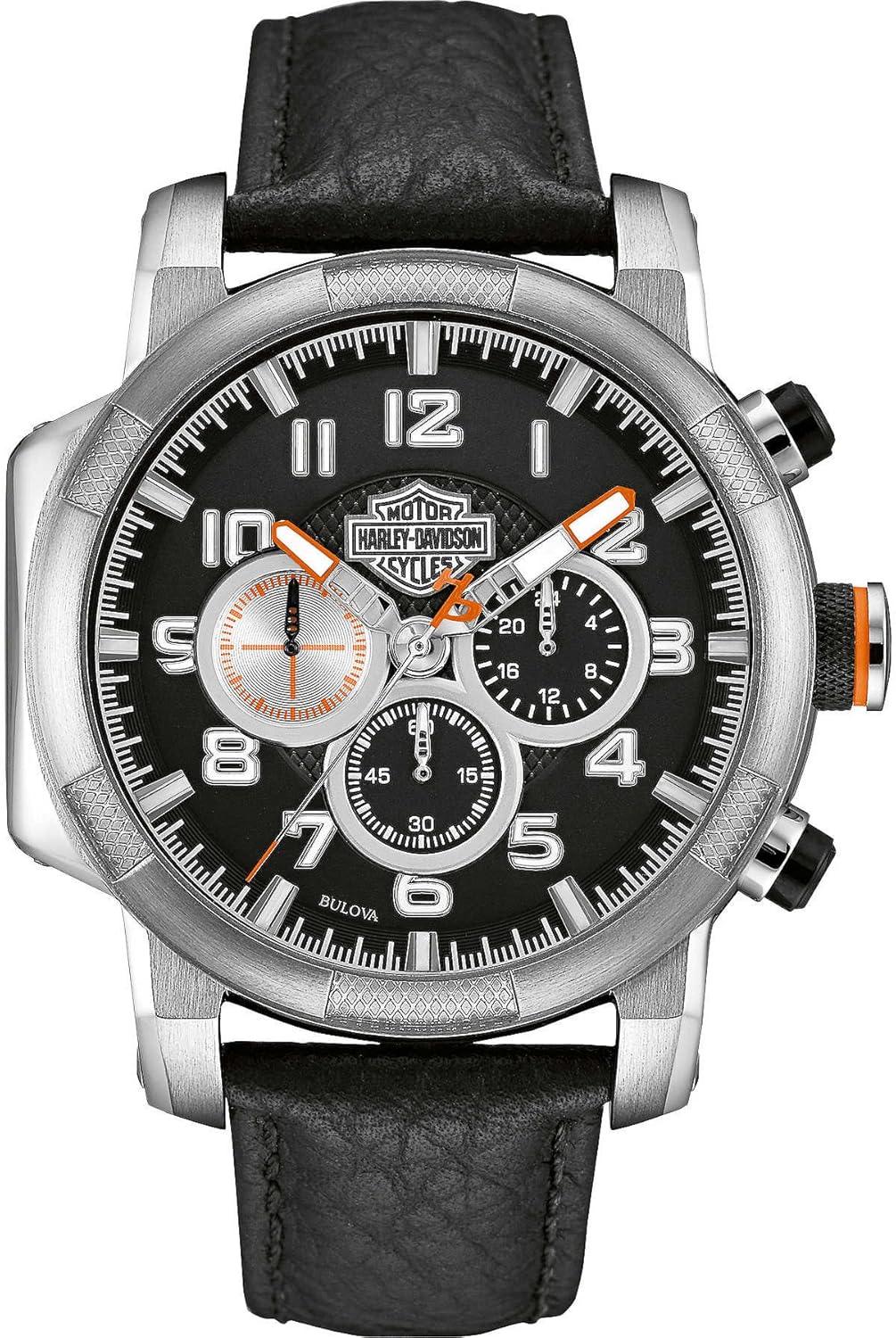 HarleyDavidson Herrenuhr Leder Piston Case 76B172 Amazon.de Uhren