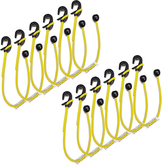 SECURE IT QUICK 9PAHK (5/16") Adjustable Toggle Ball Bungee Cord USA Made Bungee Cord 9MM