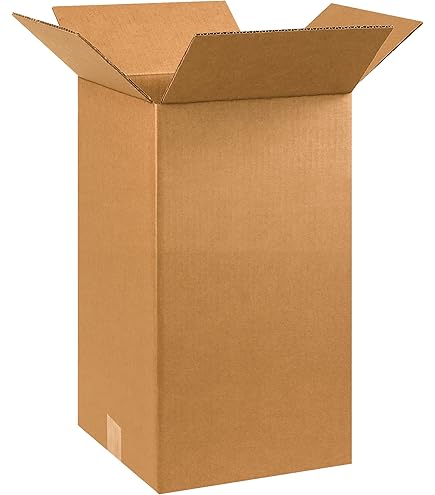Amazon.com: BOX USA 4x4x8 Tall CorrugatedBoxes, Tall, 4L x 4W x 8H 