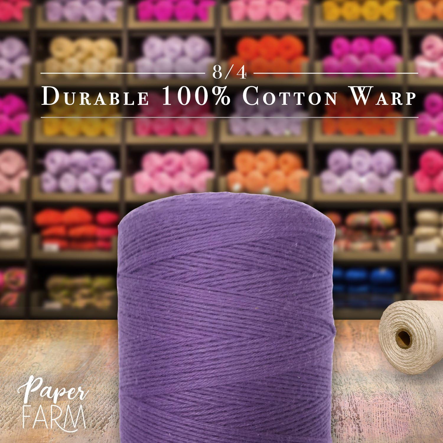 8/4 Warp Yarn Tapestry Blanket or Pattern Durable Loom Warp Thread